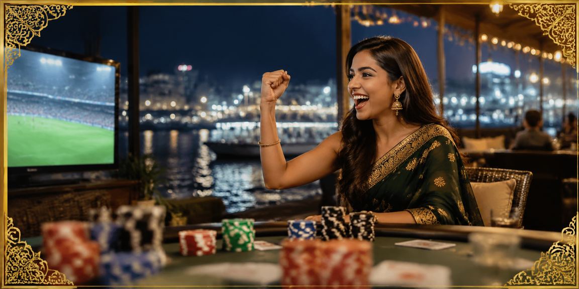 ঢাকায় মোবাইলে পোকার গেম খেলছেন একজন ব্যবহারকারী